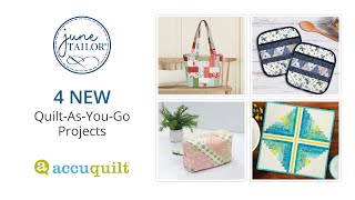 4 New QuiltAsYouGo Projects [upl. by Kaye]