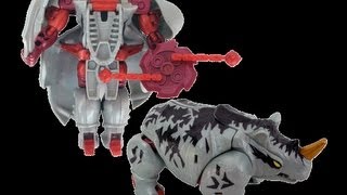 Rhinox  Fox Kids Repaint TF Beast Wars [upl. by Nalyad]