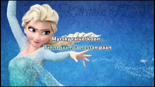 Frozen  Taakse jää Let It Go  Karaoke [upl. by Polad61]