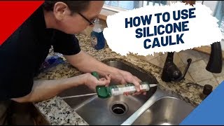 How to use silicone caulk [upl. by Aifas]