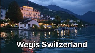 Switzerland  Weggis  Beautiful and Relaxing Swiss town  Walking Tour  4K [upl. by Xxam]