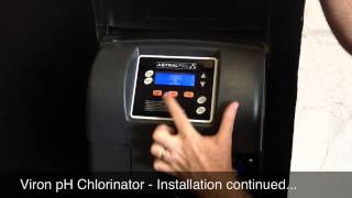 Viron pH Chlorinator  Installation Menu [upl. by Jacky]