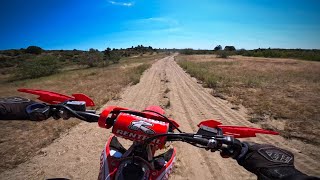 Starts amp Sprinting Training  Honda CRF450RWE [upl. by Ramu]