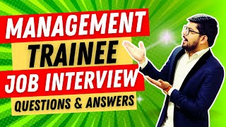 Management Trainee Interview Questions and Answers  Management Trainee Job Description [upl. by Langbehn]