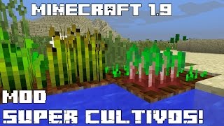 Minecraft 19 MOD SUPER CULTIVOS Reap Mod Español [upl. by Navak]