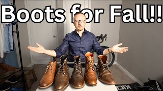 FallWinter 2024 Boot Lineup  Style Tips For Men [upl. by Dnalevelc]