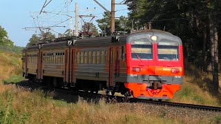 ЭД4М10151017 следует рабочим поездом Самара  Жигулевское Море [upl. by Cleland]