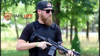 Wearing a bulletproof vest for 72 hours straight  Safe Life Defense [upl. by Lemay]