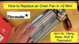 How to Replace an Oven Fan on HiEnd Oven [upl. by Adyela]