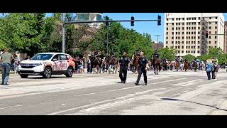 Budweiser Clydesdales parade [upl. by Eelreveb]