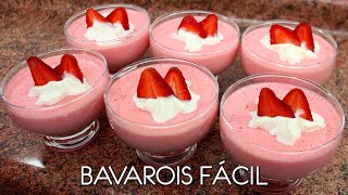 Bavarois fácil ¡POSTRE con solo 2 INGREDIENTES  Come como príncipe [upl. by Almita]