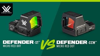 DefenderCCW™ Micro Red Dot vs DefenderST™ Micro Red Dot [upl. by Nibla]