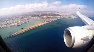 Ryanair B737800 landing in Barcelona [upl. by Jair]