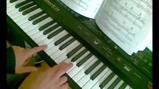 EROS RAMAZZOTTI  SE BASTASSE UNA CANZONE piano tutorial [upl. by Beaufert148]