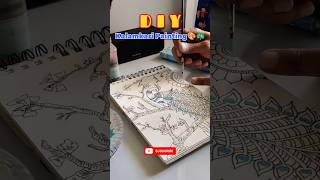 🎨🦚How to make Kalamkari PaintingEasy Painting Tutorial shorts art diy kalamkari tutorial folk [upl. by Durrell]