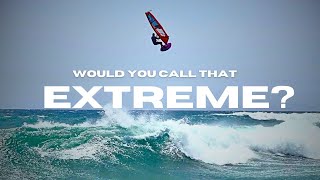 How f underrated is this sport EPIC WINDSURFING DRONE [upl. by Hulbig]