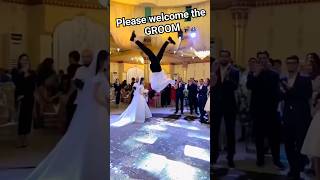 His entrance SHOCKED everyone 😮👍 youtubeshorts bridal wedding dance groom fun shorts [upl. by Nairbal]