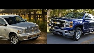 2014 Chevy Silverado 1500 vs Ram 1500 By The Numbers [upl. by Pia407]