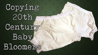 1930s1940s Infant’s Bloomers  Dressing the 20th Century Baby [upl. by Tronna]