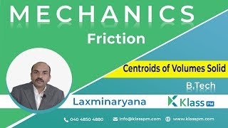 Centroids of Volumes Solid  Unit  2  Engineering Mechanics  BTech  KlassPM [upl. by Elocin795]