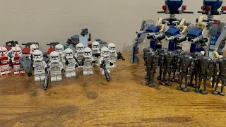 Lego Star Wars Clone Troopers amp Battle Droids Battle pack review [upl. by Oiluig]