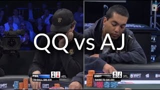 Best of WPT Phil Hellmuth vs Andy Seth [upl. by Esnohpla]