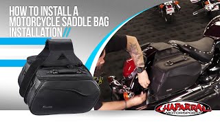 How to Install a Motorcycle Saddlebag Installation Tutorial  ChapMotocom [upl. by Notselrahc243]