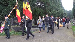 Herdenking Belgische gesneuvelden op het kerkhof van Maastricht op 2 november 2024 [upl. by Fregger830]