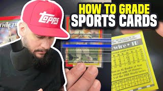 How to Grade Your Sports Cards 101  Basic Hand on Grading Before Submitting to Any Grading Company [upl. by Juliet]