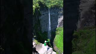 Nanchuan Malishui Waterfall in Chongqing travel mountains discoverchina nature amazingchina [upl. by Kcirdde]