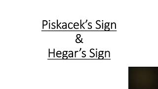 Piskacek’s Sign  Hegars Sign  Important Obstetrics Signs [upl. by Darin359]