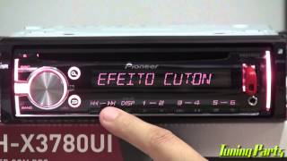 Pioneer DEHX3780UI  CD Player com Mixtrax Linha 2015 [upl. by Athene]