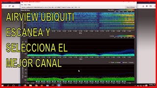 AIRVIEW UBIQUITI Analiza y Selecciona el Mejor canal para tu radioenlace  2018 [upl. by Graehl]