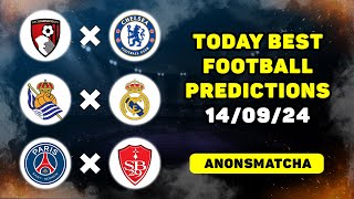 Football predictions and betting tips for today Bournemouth  Chelsea PSG  Brest [upl. by Yhcir]