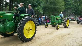 2018 Michigan Flywheeler Tractor Parade [upl. by Odraleba778]