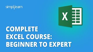 🔥 Complete Excel Course Beginner To Expert  Advanced Excel Tutorial  Excel Training  Simplilearn [upl. by Nailimixam]