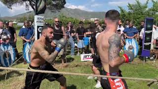 Elitè BOXER vs Muay Thai No back down battle [upl. by Rafferty]