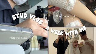 STUD VLOG ᯓᡣ𐭩 a quick realistic week recap of what i did as an active medical student 𐙚 [upl. by Ellynn]