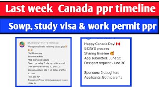 Last week important ppr timeline Todays ppr request timeline canada  Latest Canada PPR [upl. by Flavio]