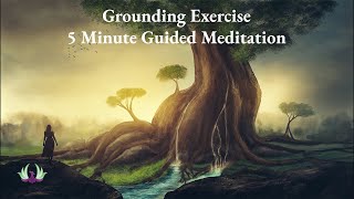 Quick 5 Minute Grounding Guided Meditation  Reduce Anxiety  Grounding Exercise [upl. by Paulson574]