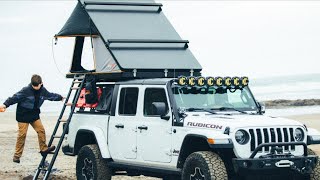 ROOFNEST Falcon 2 XL Rooftop Tent Review Overlanding in Style [upl. by Annaear]