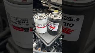 Motorcraft oil filter vs Amsoil filter difference are obvious [upl. by Aisined]