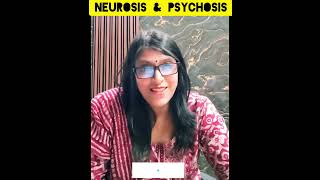 Difference between Neurosis amp Psychosis  Psychology  Anju Goel [upl. by Salkcin]