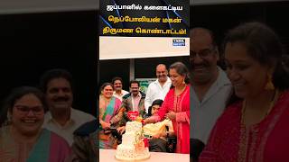 💜ஜப்பானில் களைகட்டிய நெப்போலியன் மகன் திருமண கொண்டாட்டம் 💜 tamilsociety trending marriage [upl. by Chavez]