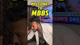 Welcome to MBBS🥼🩺 Senior Junior interaction shorts shivamrajaiims neetexam mbbs funny [upl. by Aiblis838]