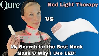 Qure vs Dr Dennis Gross the Best LED NeckDécolletage Mask [upl. by Annirtak]