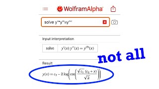 Can yyy WolframAlpha didnt find all the solutions [upl. by Schiffman568]