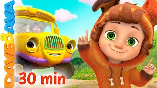 😋 The Wheels On The Bus and More Nursery Rhymes amp Baby Songs  Kids Songs by Dave and Ava 😋 [upl. by Kirsti508]