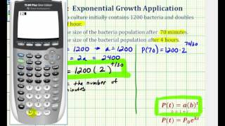 Exponential Growth App yabt  Given Doubling Time [upl. by Kadner835]