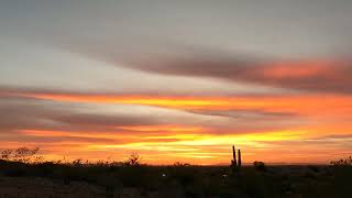 Gold Canyon Arizona Sunset Time lapse  January 9th 2023 [upl. by Naols]